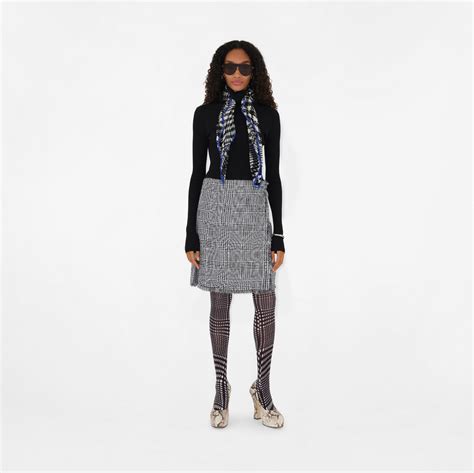 burberry houndstooth jacket|burberry nylon kilt.